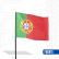 Bandeira Campanha Tubo Madeira 19mm - 100x140cm