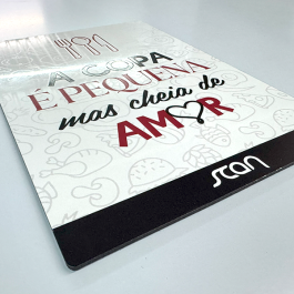 ACM Branco 21x30cm ACM 3mm 21x30cm 4x0   