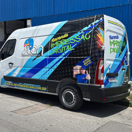 ADESIVO automotivo Laminado Externo DP120GTS Tamanho Variado 4x0 Impressão UV Brilho 