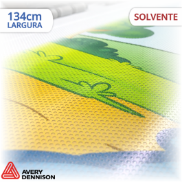 Adesivo Perfurado Adesivo Vinil Perfurado Largura 134cm 4x0 Impressão Solvente Sem acabamento 