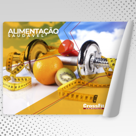 Adesivo Super Cola LAMINADO Interno Vinil Tam.Variados 4x0 Impressão Solvente  