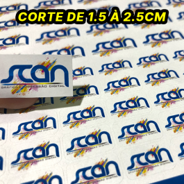 Adesivo Vinil Corte pequeno de 1.5 a 2.5cm