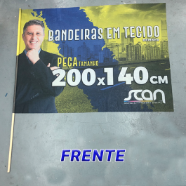 Bandeira Tubo Madeira 23mm