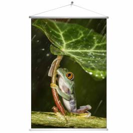 Banner 440g Premium Lona 440g Largura 60cm 4x0  Bastão, Ponteira e Cordão Cabeça de 3 picolitros