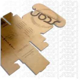 Folha Impressão Laser Kraft + Corte Kraft 30x42cm 4x0 cores | CMYK  Corte completo 