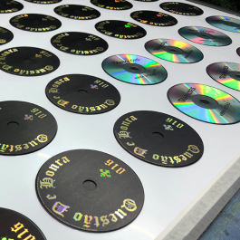 Impressão UV CDS Material Fornecido     