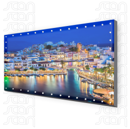 Lona Backlight UV Lona luminosa Tam.Variados 4x0 Impressão Fosca UV Reforço e Ilhós Sem a estrutura