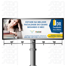 Lona Reforçada 510 Lona 510g- 1000x1000 Fios - Brilho Largura 316cm  Impressão Solvente  