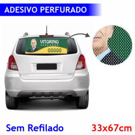 Perfurado Eleição Vinil Perfurado 33x67   Sem Refile 