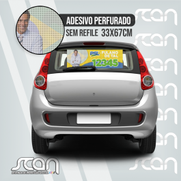 Perfurado Eleição Vinil Perfurado 33x67   Sem Refile 