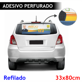 Perfurado Eleição Vinil Perfurado 33x80   Refilado 