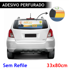 Perfurado Eleição Vinil Perfurado 33x80   Sem Refile 