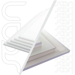 Placa Acrílico - mt linear Acrilico Transparente 100cm Largura  Somente corte  