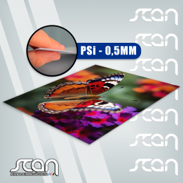 Placa Psi  Frente e verso 0,5mm PSi 0,5mm Virgem Tam.Variados 4x0 Impressão UV sem refile Maq. Grande