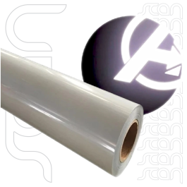 Recorte Eletrônico REFLETIVO Branco  4x0  Sem acabamento 